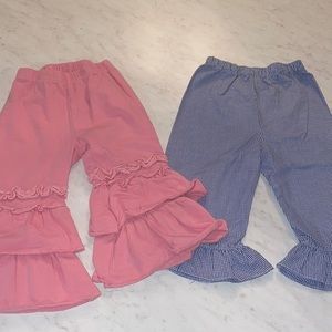 18 month Girls Bundle—Ruffle Pants